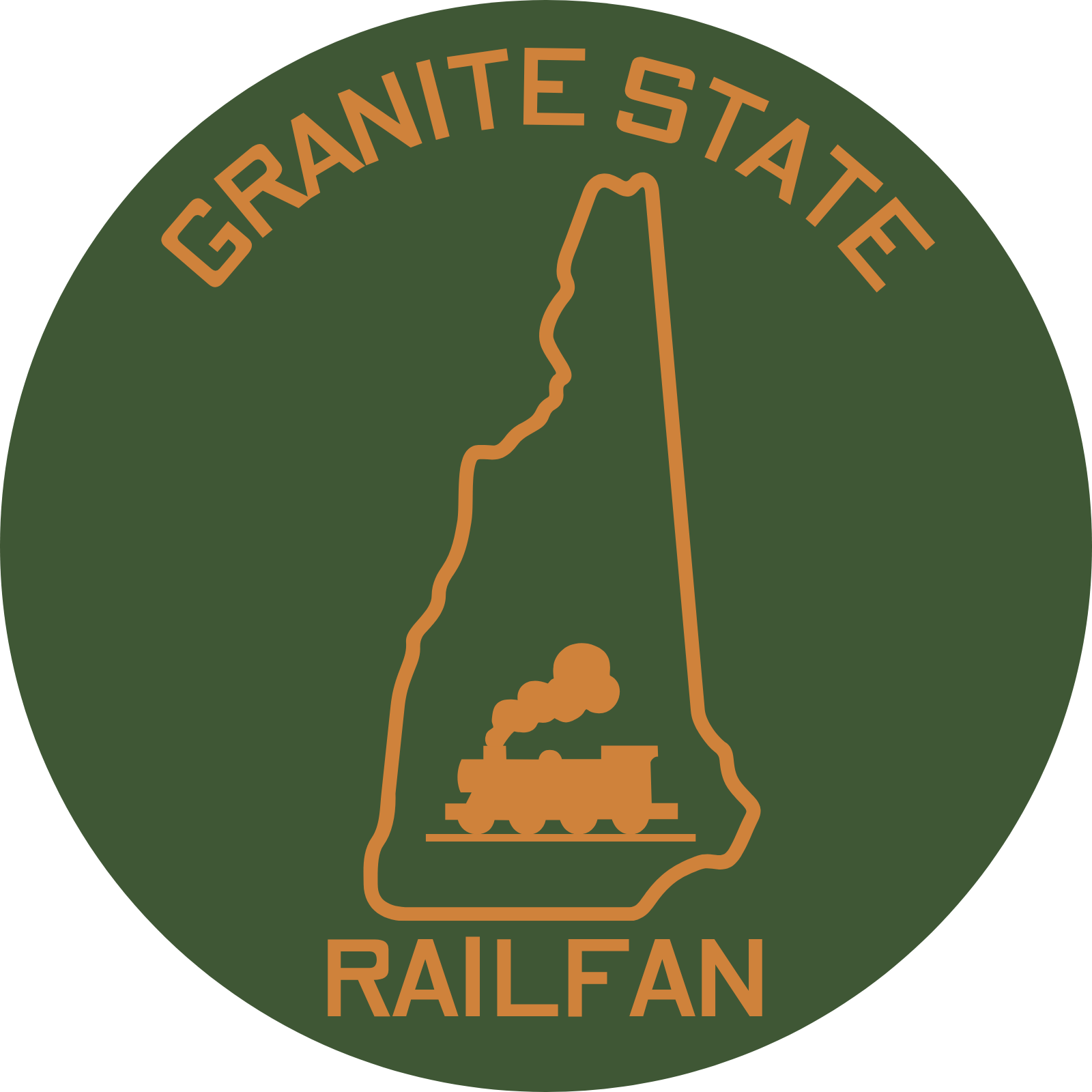 Granite State Railfan Logo